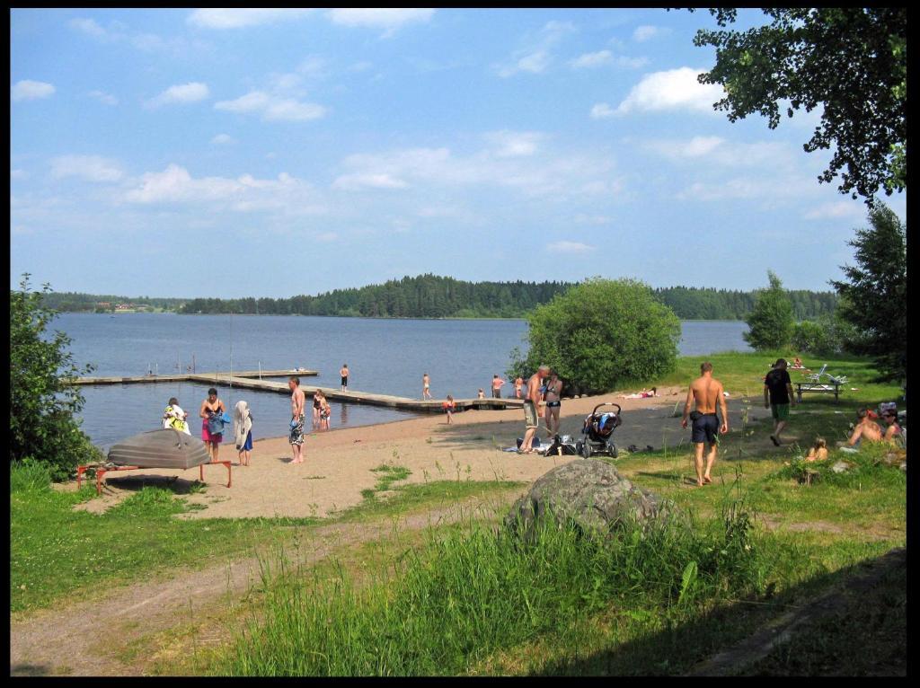 Falkudden Camping Cafe Och Stugby Hotel Nas Bruk Екстериор снимка